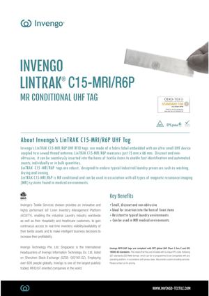 Invengo LinTRAK C15-MRI/R6P