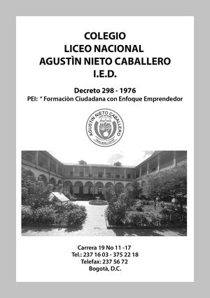 Agenda Colegio Manual Y Sie Agustin 2020