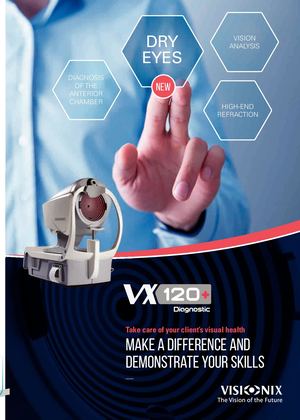 Documentation Screening Device Dry Eye Analysis Vx120+ Visionix