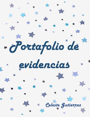Portafolio De Evidencias Rocio Celeste Gutierrez