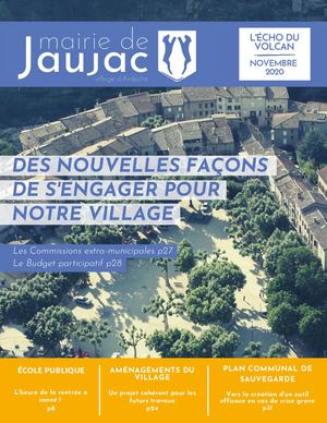 L'écho Du Volcan Novembre 2020