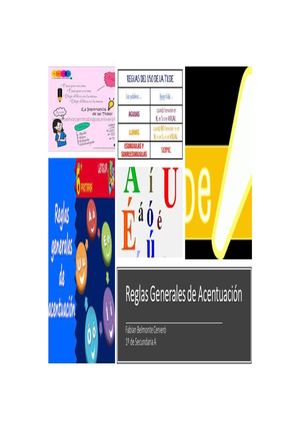Reglas De Acentuación Y Uso De La Y Ll Fabian Belmonte