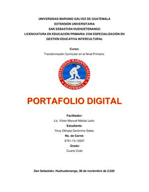 Portafolio Digital