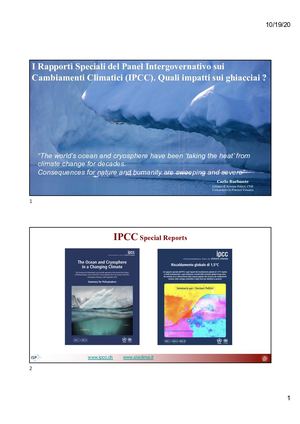 01 Carlo Barbante Rapporti Speciali Ipcc