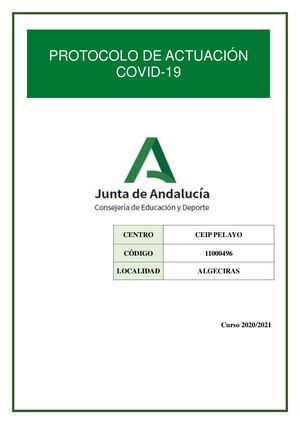Protocolo COVID CEIP PELAYO