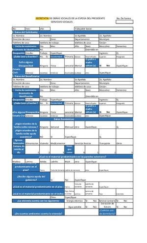 Ficha Estudio Socioeconómico 1