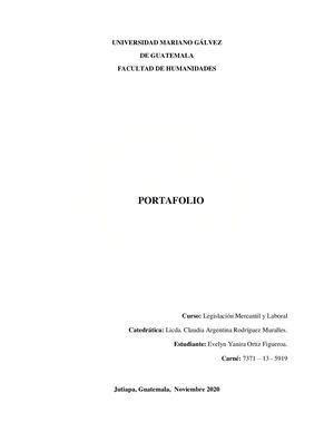 LEGISLACIÓN MERCANTIL Y LABORAL