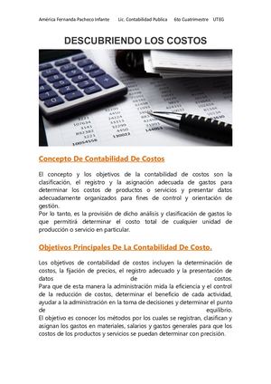 Descubriendo Los Costos