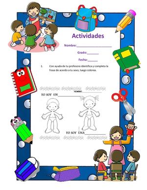 Actividades De Sexualidad Infantil Para Desarrollar Con Niños
