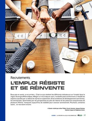 L Emploi Resiste Et Se Reinvente