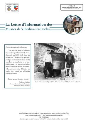 Lettre N°82-83 Chaudronnerie