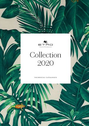 Etro Technical Catalogue Collection2020