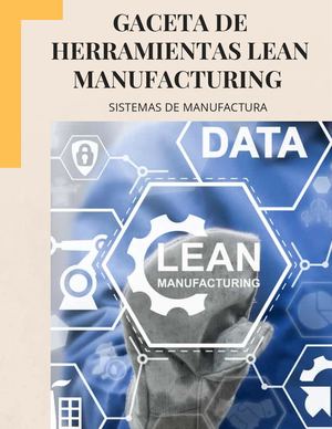 Gaceta de Herramientas Lean Manufacturing