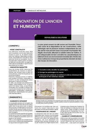 Rénovation de l'ancien et humidité - CAUE/EIE du Tarn