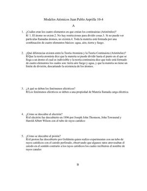 Modelos Atómicos Juan Pablo Asprilla 10