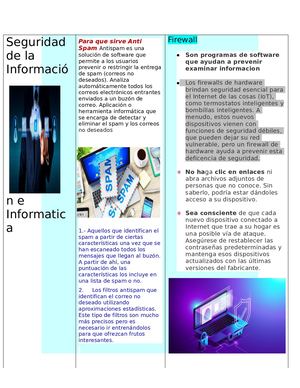 Seguridad De La Información E Informatica