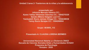 Trastornos Mentales Johanna