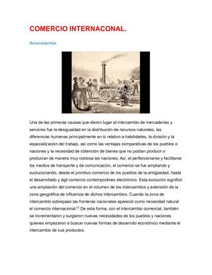 Comercio Internacional