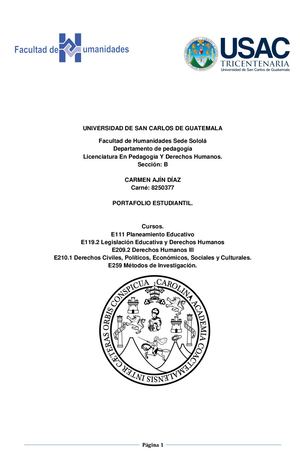 Portafolio Seño Carmen Ajín Díaz