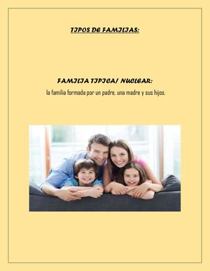 Tipos De Familias Album