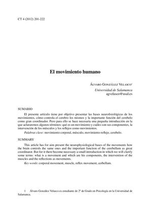 El Movimiento Humano