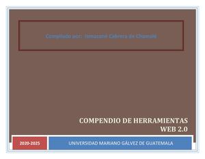 Compendio De Herramientas Web 2 0