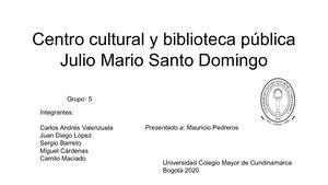 Centro Cultural Y Biblioteca Pública Julio Mario Santodomingo (1)