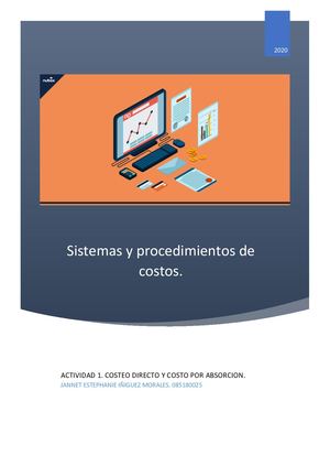 El Costo Directo Y El Costo Por Absorción