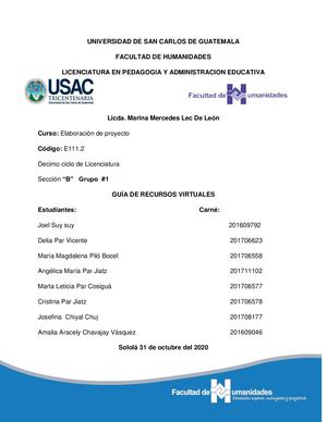 Informe De Proyecto Terminado