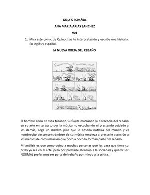 Guia 5 Español de Ana Maria Arias