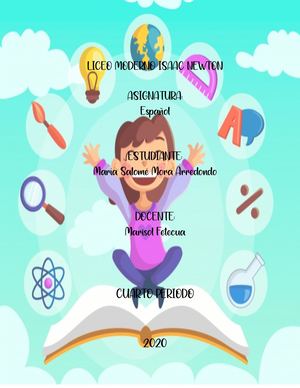 Español Trabajo Investigaciones Cuarto Periodo.Salome