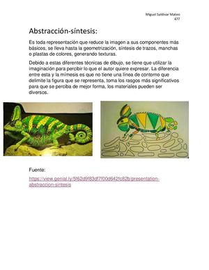 Abstracción Sintesís