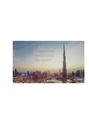 10 Obras Civiles Más Importantes En El Mundo