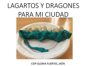Lagartos para mi ciudad, CEIP Gloria Fuertes, Jaén