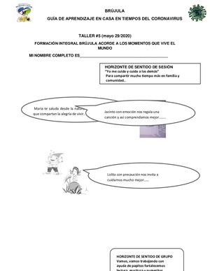 Guia # 5 De Aprendizaje Brújula