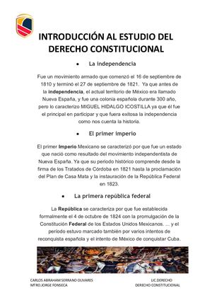 La Independencia Tarea