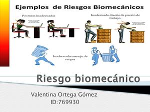 Factores De Riesgo Biomecanico