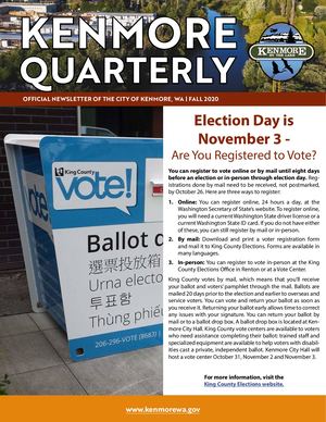 Kenmore Quarterly October 2020