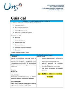 Guia No 7 Ejecucion De La Microdencia