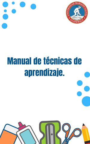 Manual de estrategias de aprendizaje