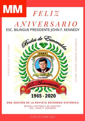 Revista n°1 - Escuela  J. F. K