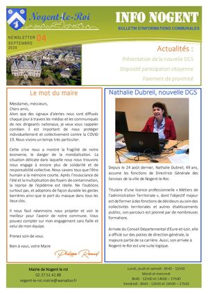 Newsletter Info Nogent septembre