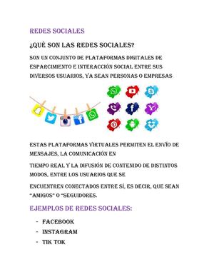 Redes Sociales