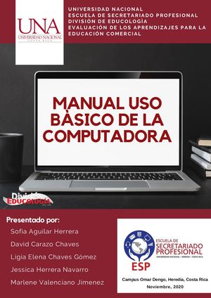 Manual Uso Básico De La Computadora