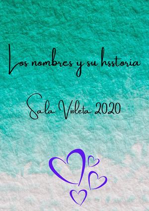 Los Nombres Y Su Historia