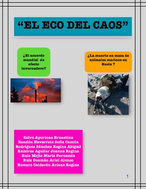 "El eco del caos"