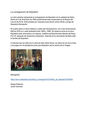 La Consagración De Napoleón (Jacques-Louis David)