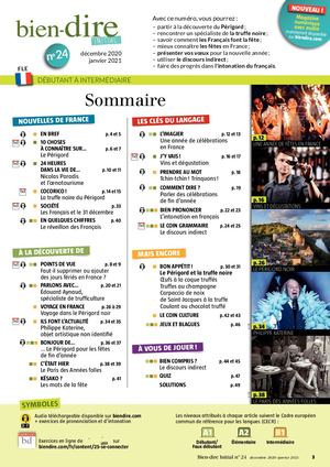 Bien-dire Initial N°24 / Sommaire