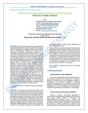 Informe De Proyecto Final