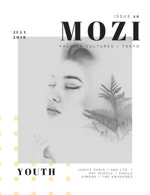 Fashion Magazine Minimalist Cover